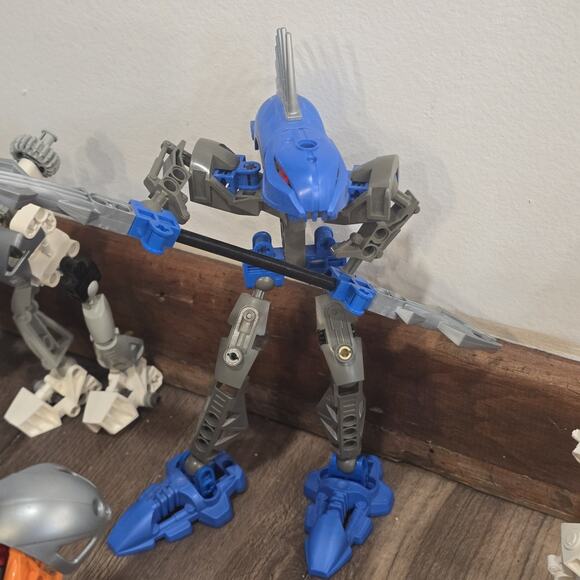 Lego Bionicle Technic Robo Takanuva Rahkshi Pohatu Nuva Bohrok Pahrak Krana Lot - Picture 12 of 13